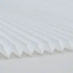 Beyaz Plise Perde (diamond)