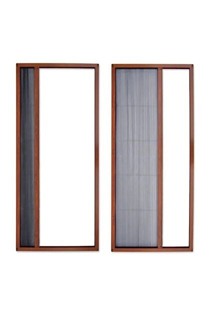 Açık Kahve Plise Kapı Sinekliği