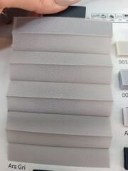 Ara gri  Plise Perde (diamond)