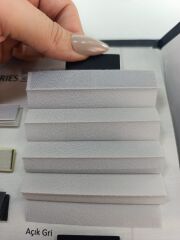 Açık gri  Plise Perde (diamond)