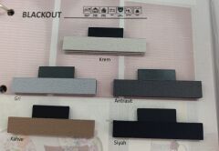 Krem  Plise Perde (blackout)