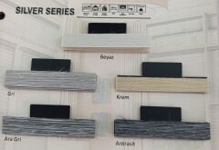 Beyaz Plise Perde (silver)