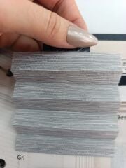 Gri Plise Perde (silver)