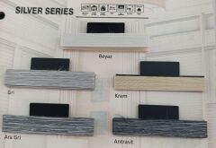 Gri Plise Perde (silver)