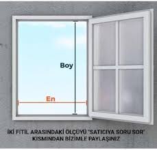 Antrasit Menteşeli Pencere Sinekliği